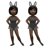 Mulheres com orelhas de coelho festejando, tipo 6 para WhatsApp 2.26.8.72