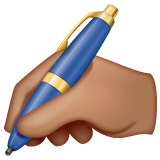 Escrevendo À Mão: Pele Morena para WhatsApp 2.26.8.72